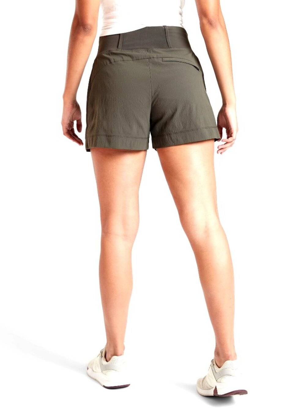 Trekkie North Hiking Shorts Womens Size 12 Olive Green Ripstop Fabric 4-Pockets - Picture 2 of 16